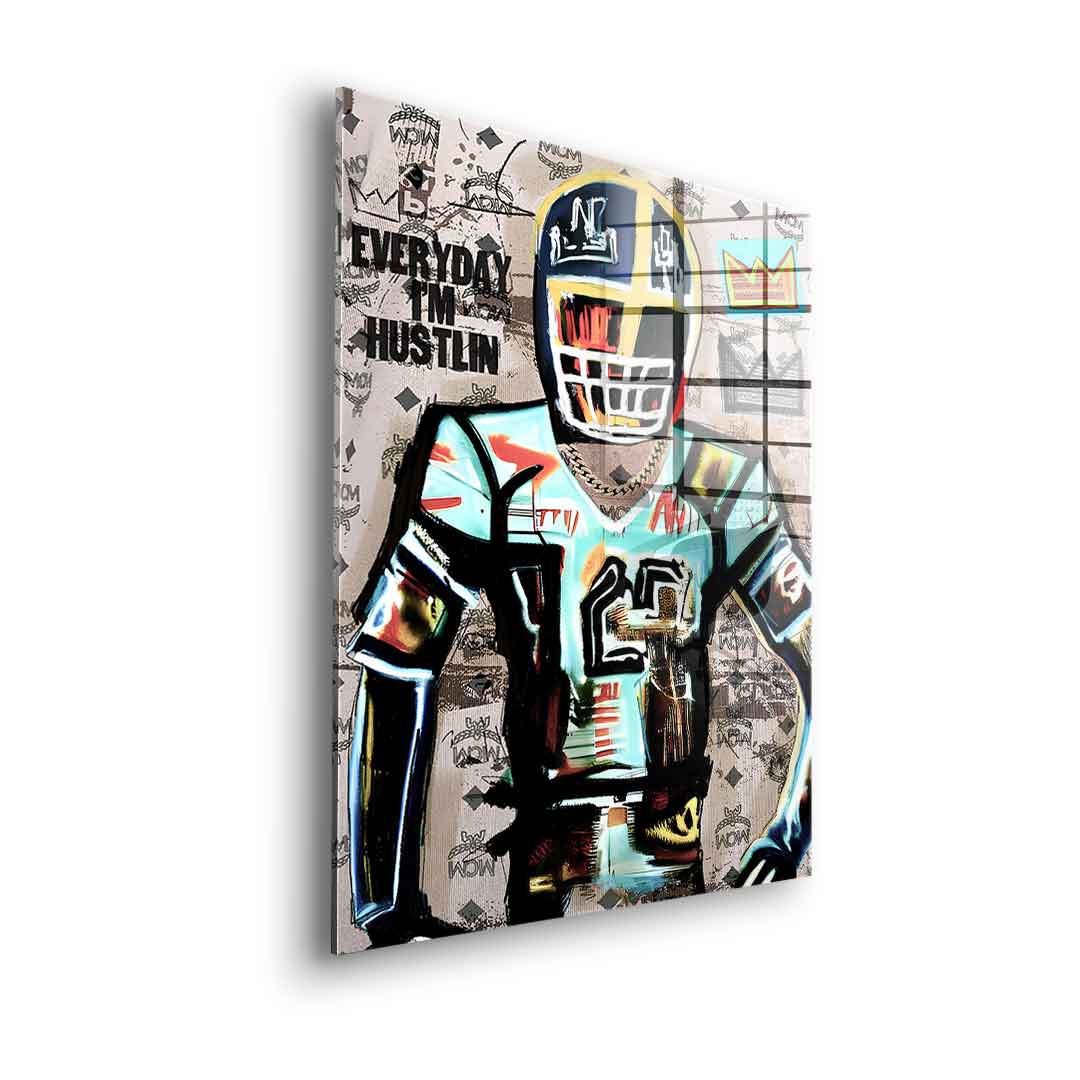 Football Hustlin - acrylic glass