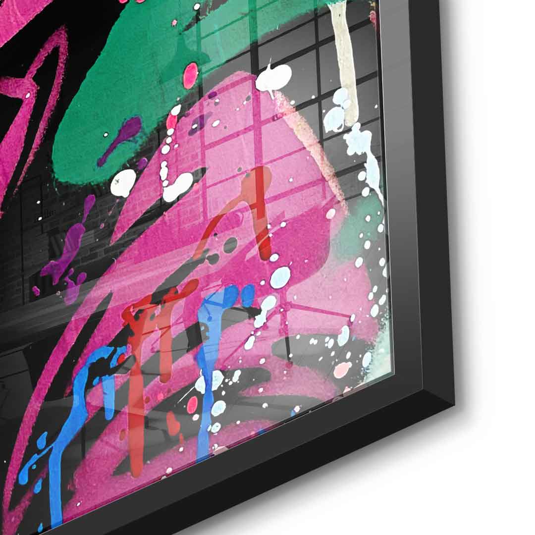 GRAFFITI MONA - acrylic glass