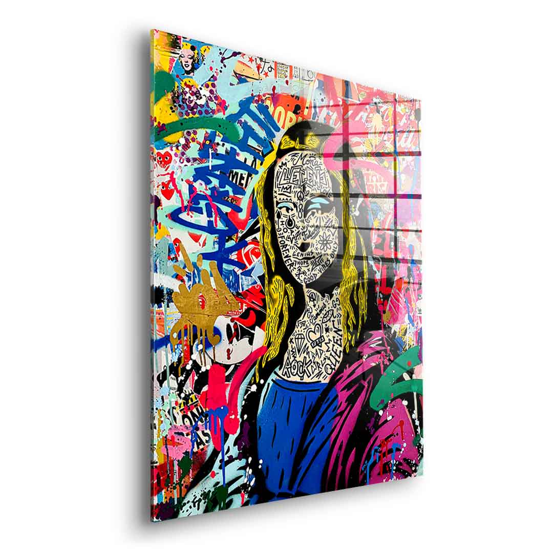 GRAFFITI MONA - acrylic glass