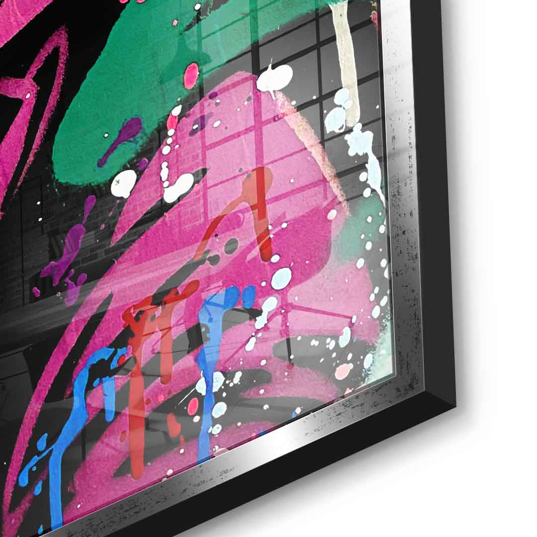 GRAFFITI MONA - acrylic glass