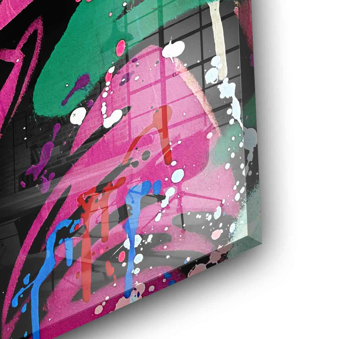 GRAFFITI MONA - acrylic glass