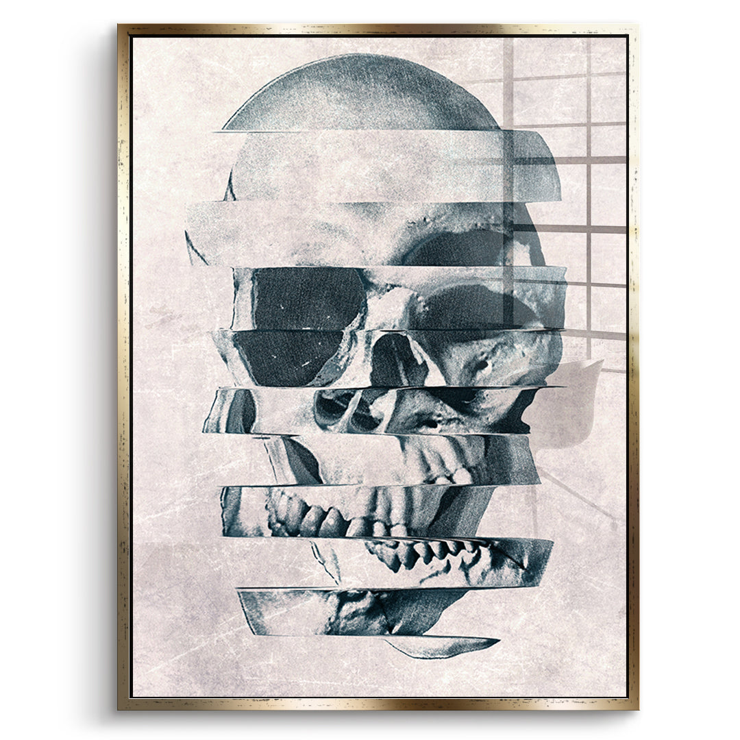 Glitch Skull - acrylic glass