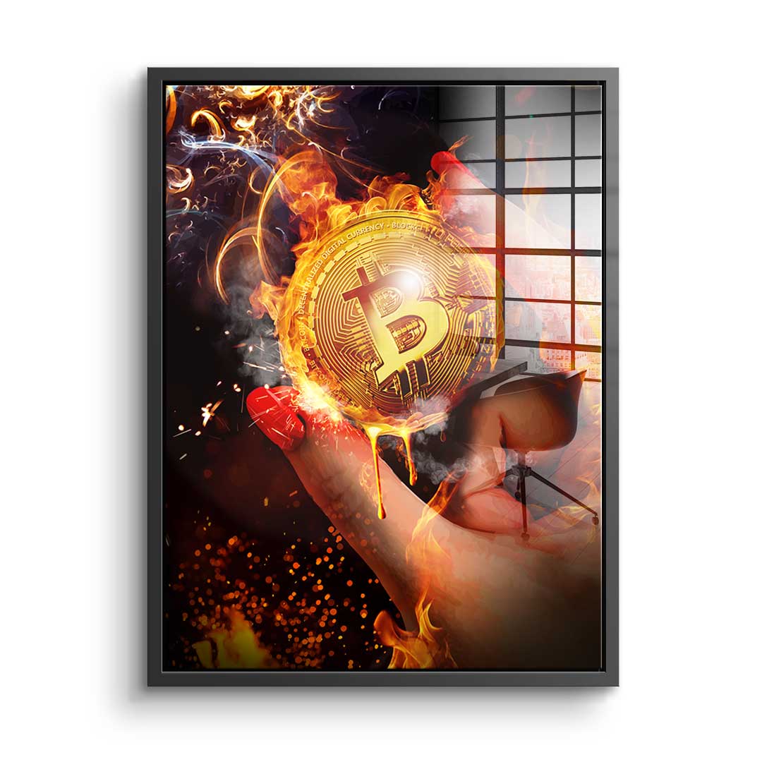 Gold Rush Bitcoin - Acrylic Glass