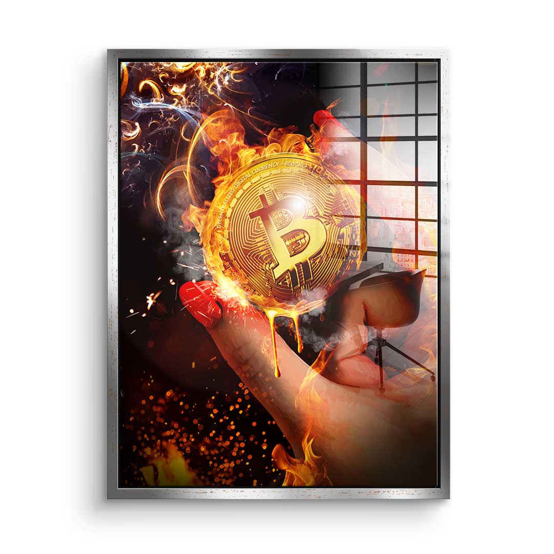 Gold Rush Bitcoin - Acrylic Glass