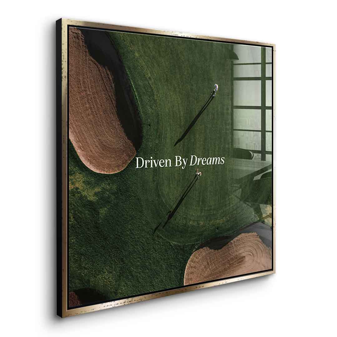 Driven by dreams #Golf V1 - Square Edition -<tc>Acrylic Glass Art</tc>