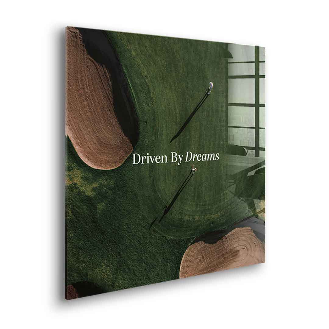 Driven by dreams #Golf V1 - Square Edition -<tc>Acrylic Glass Art</tc>