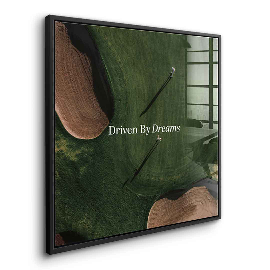 Driven by dreams #Golf V1 - Square Edition -<tc>Acrylic Glass Art</tc>