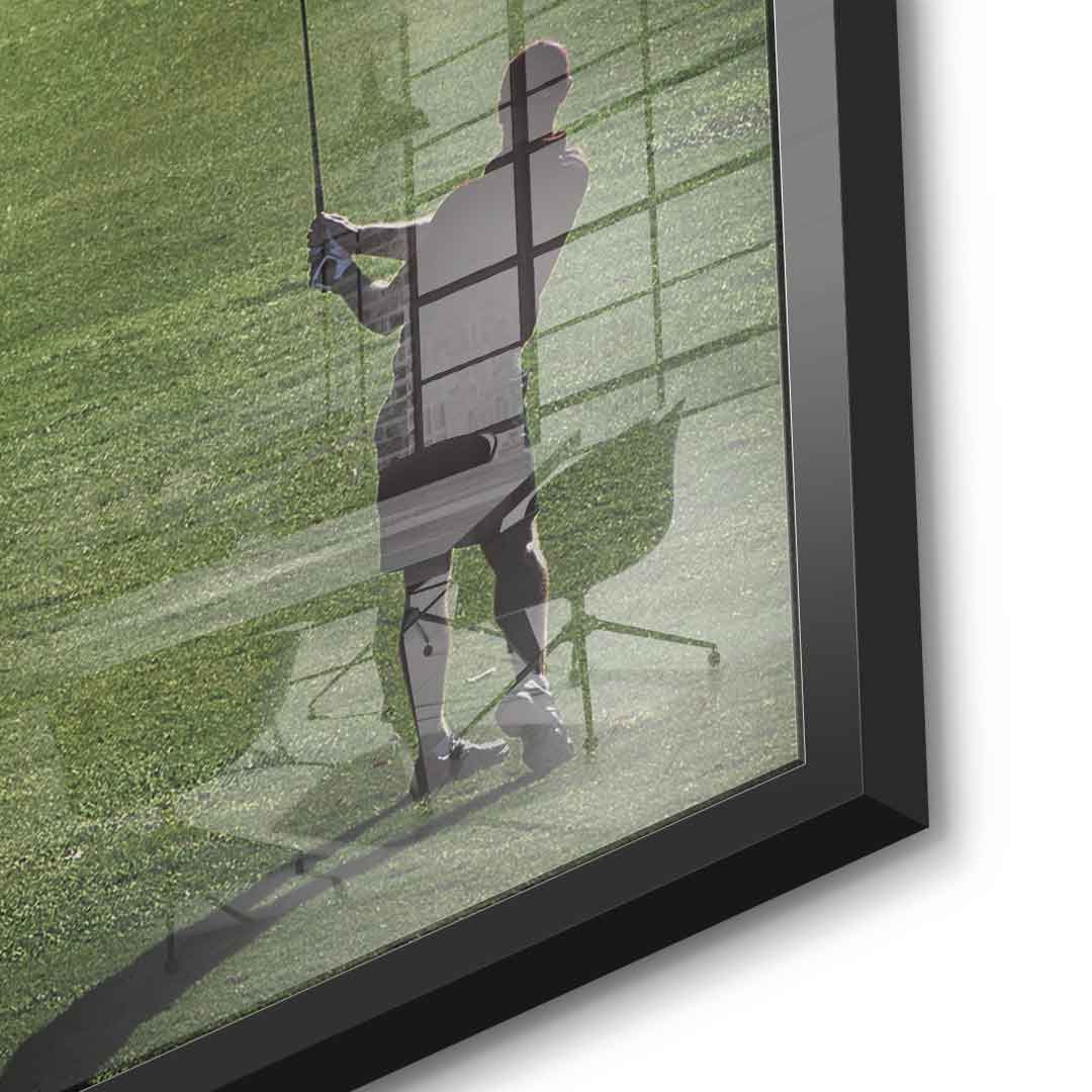 Chasing Greatness #Golf V2 - Square Edition -<tc>Acrylic Glass Art</tc>