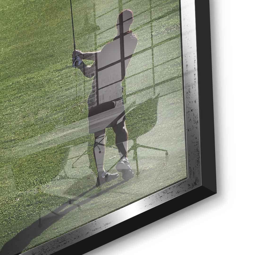 Chasing Greatness #Golf V2 - Square Edition -<tc>Acrylic Glass Art</tc>