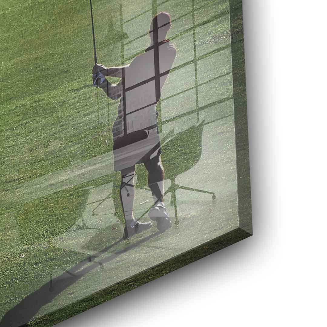 Chasing Greatness #Golf V2 - Square Edition -<tc>Acrylic Glass Art</tc>