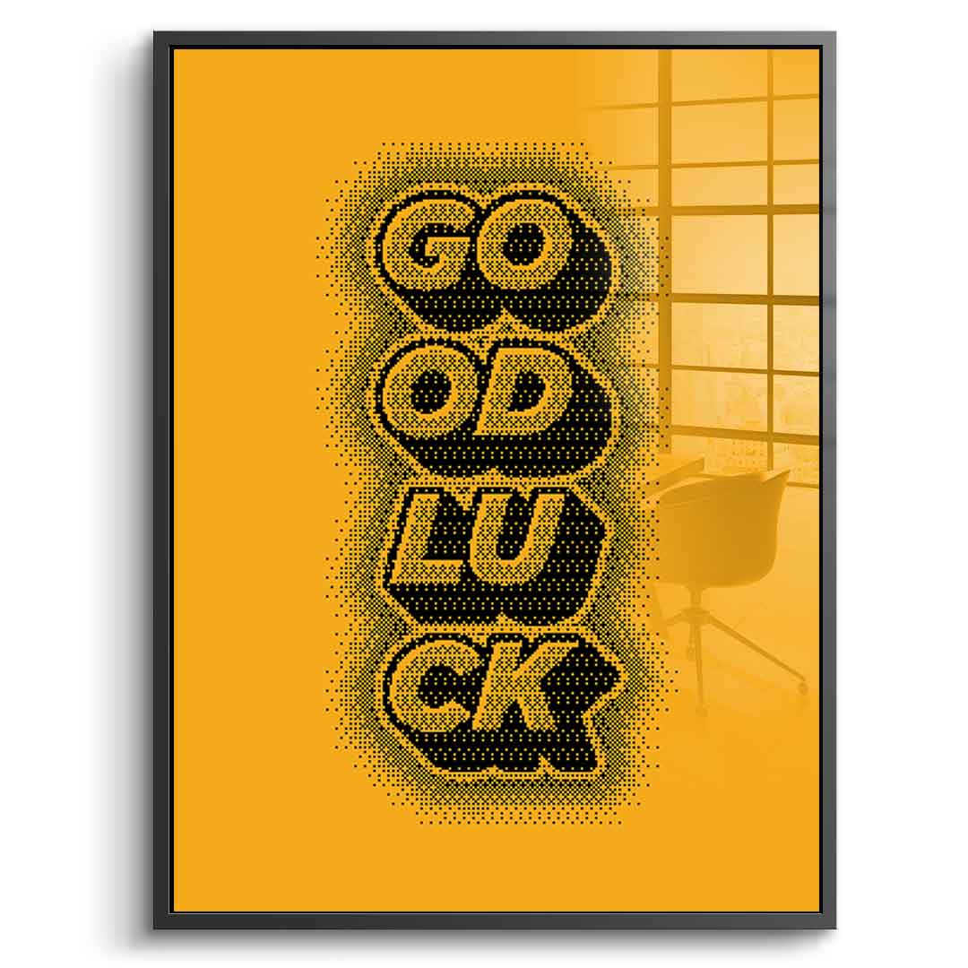 Good Luck - acrylic glass