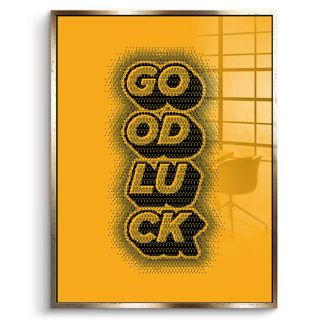 Good Luck - acrylic glass