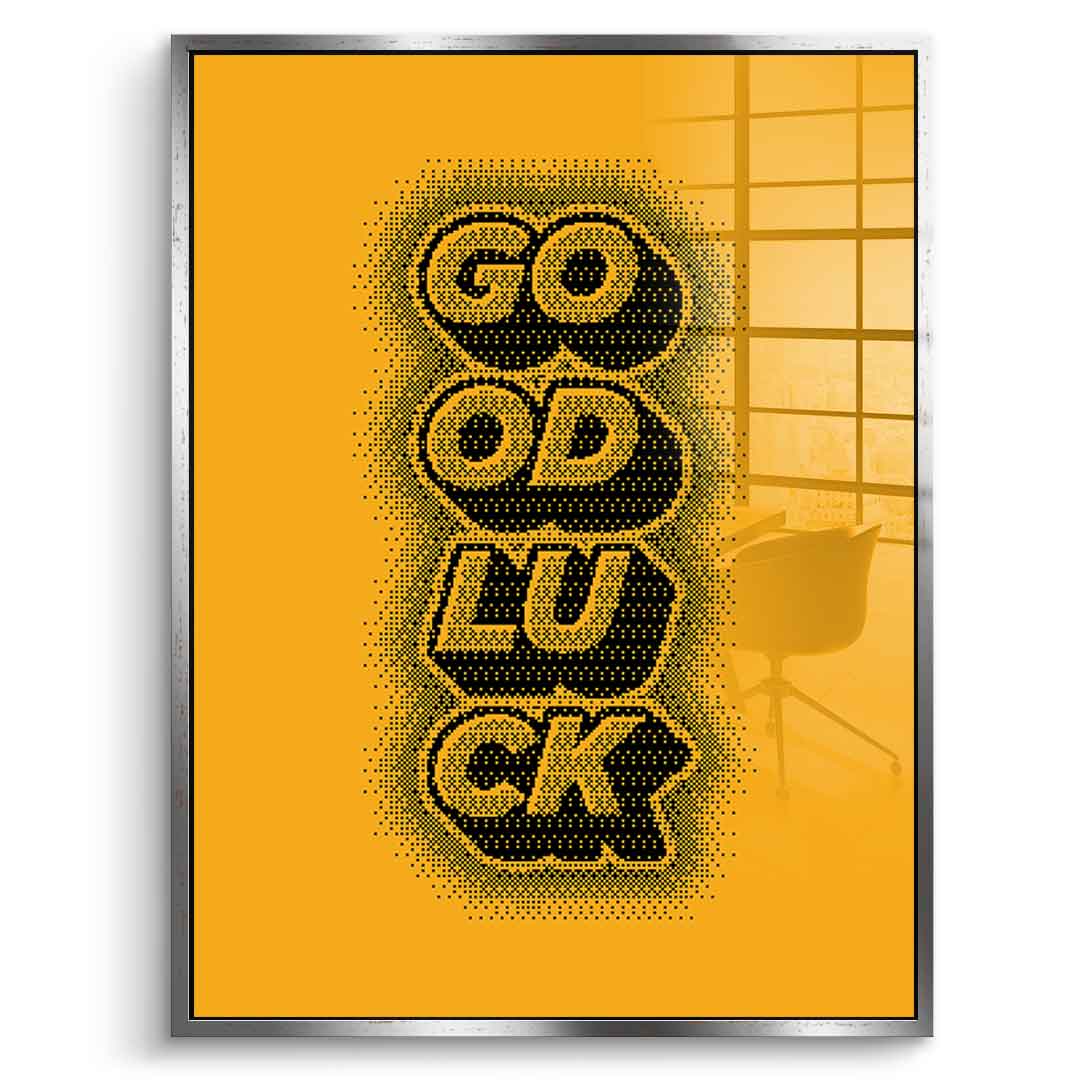 Good Luck - acrylic glass