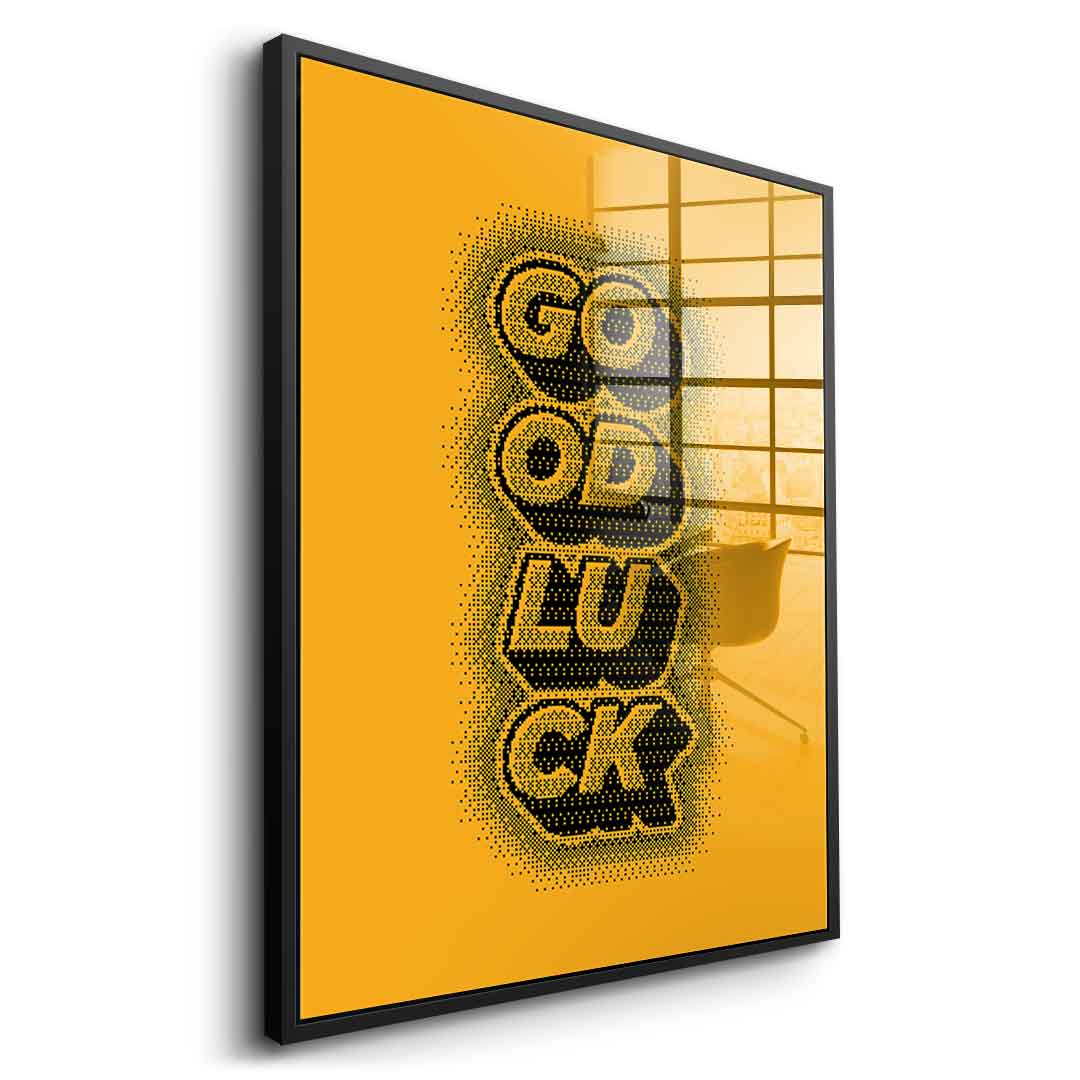 Good Luck - acrylic glass