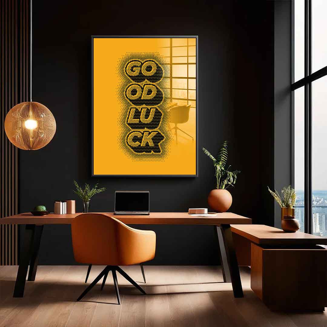 Good Luck - acrylic glass