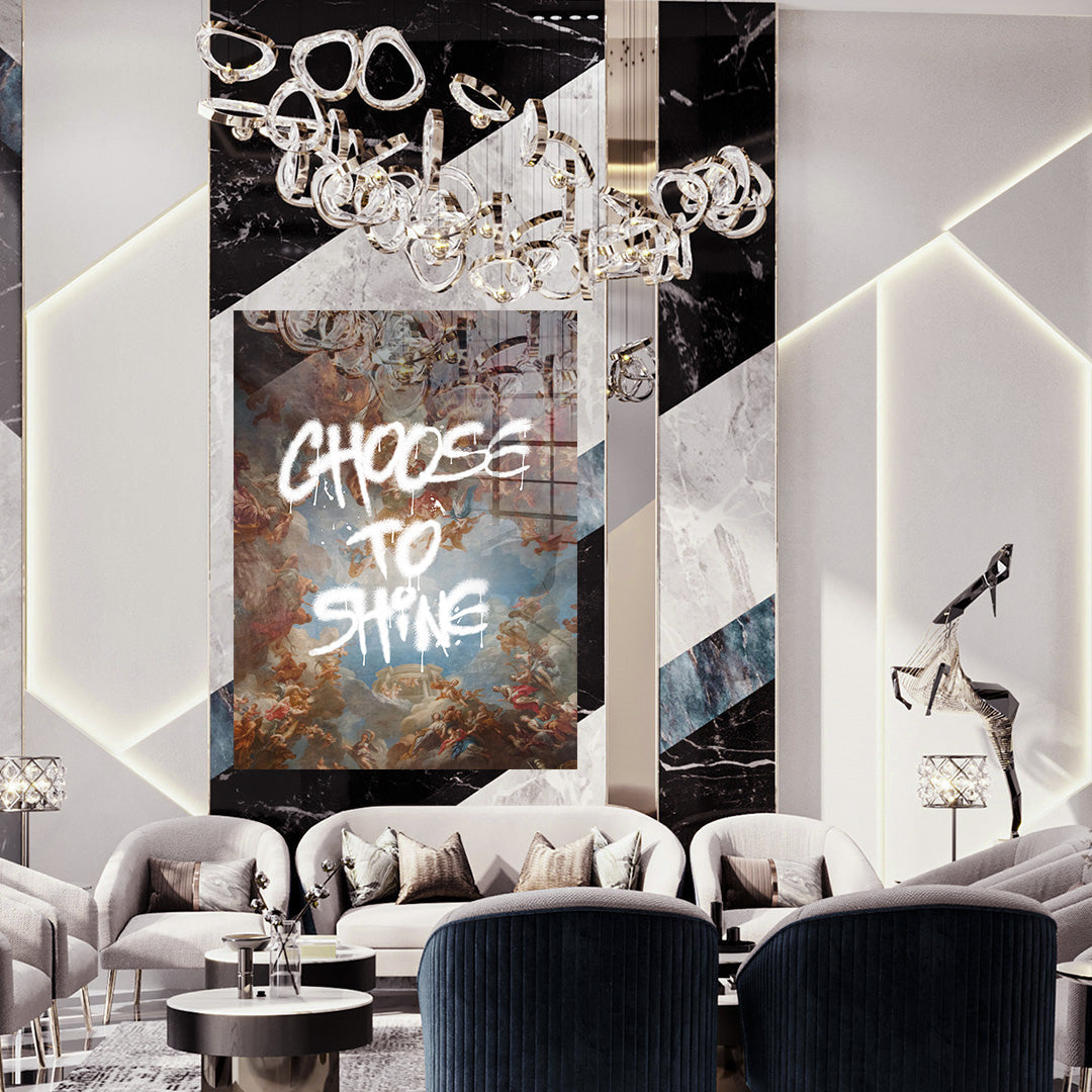 Choose To Shine - acrylic glass