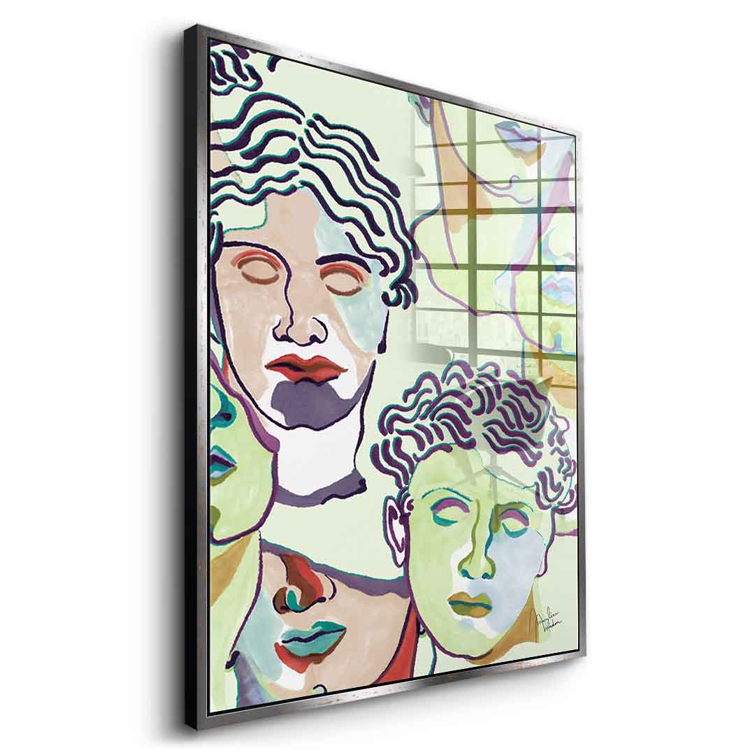 Greek statues - acrylic glass