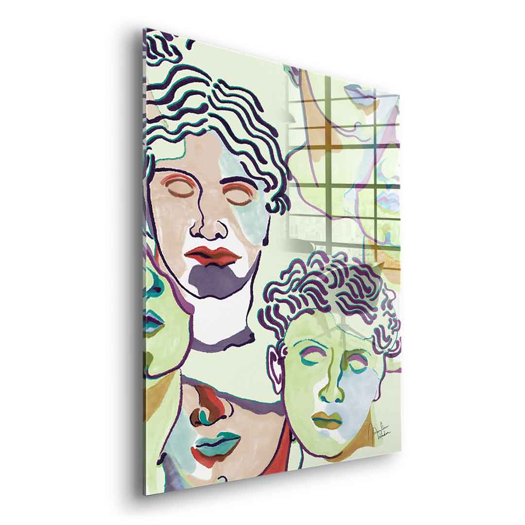 Greek statues - acrylic glass