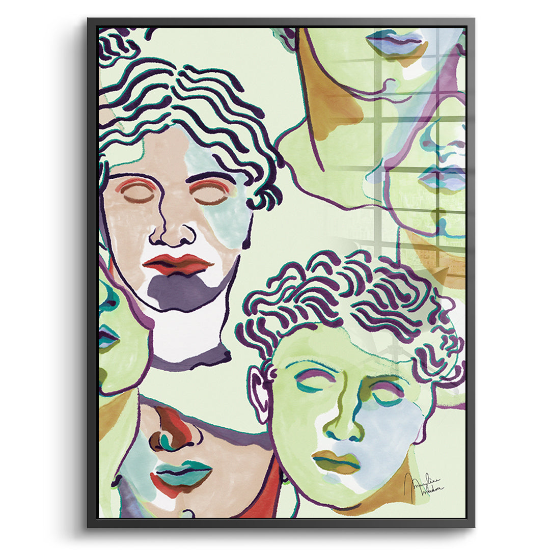 Greek statues - acrylic glass