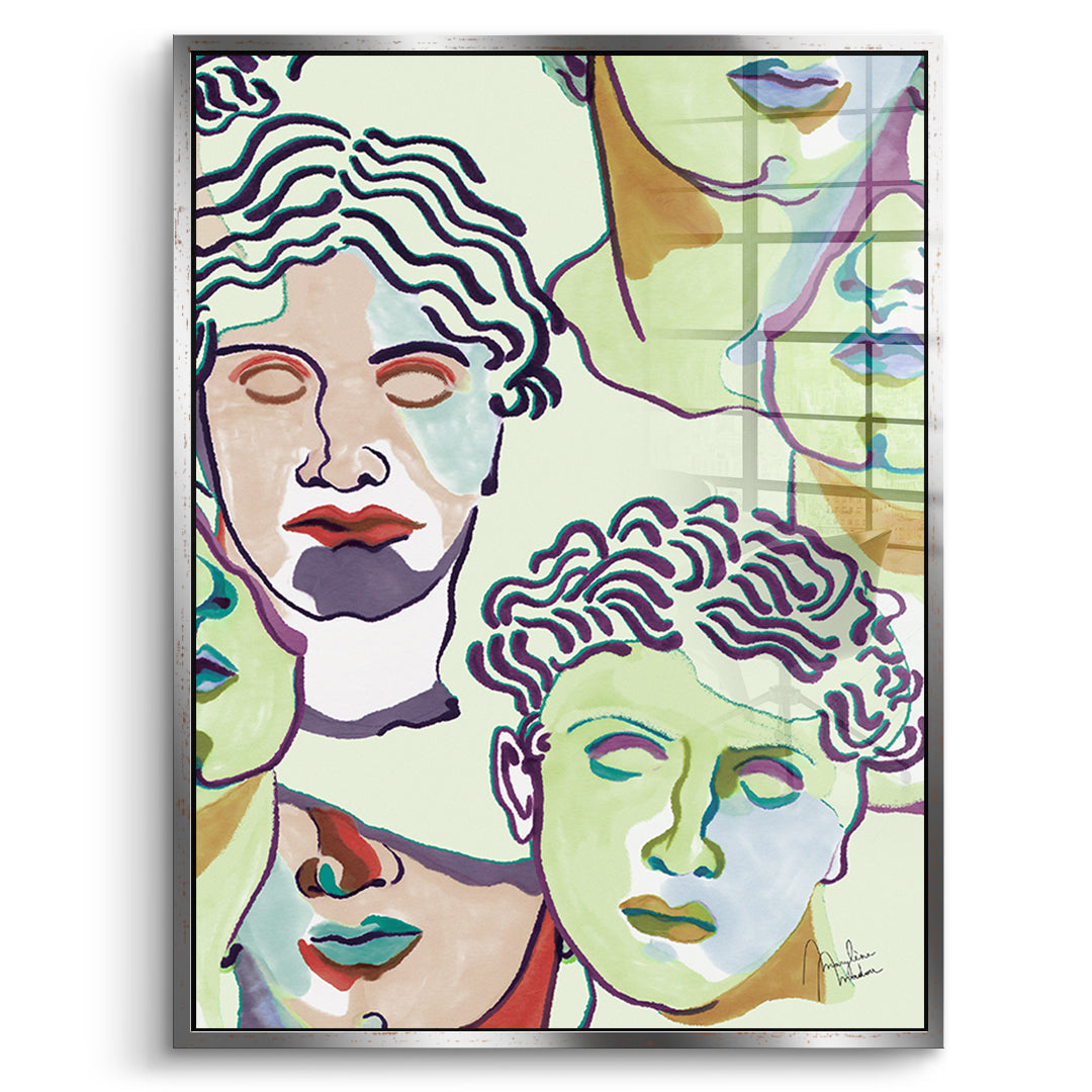 Greek statues - acrylic glass