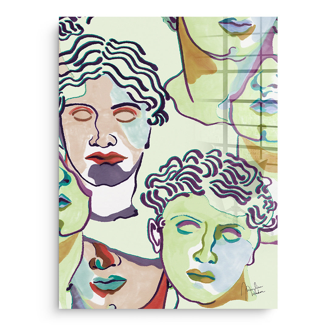 Greek statues - acrylic glass