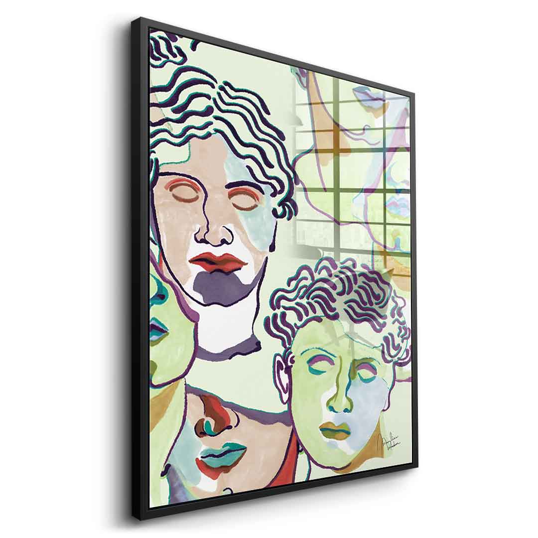 Greek statues - acrylic glass