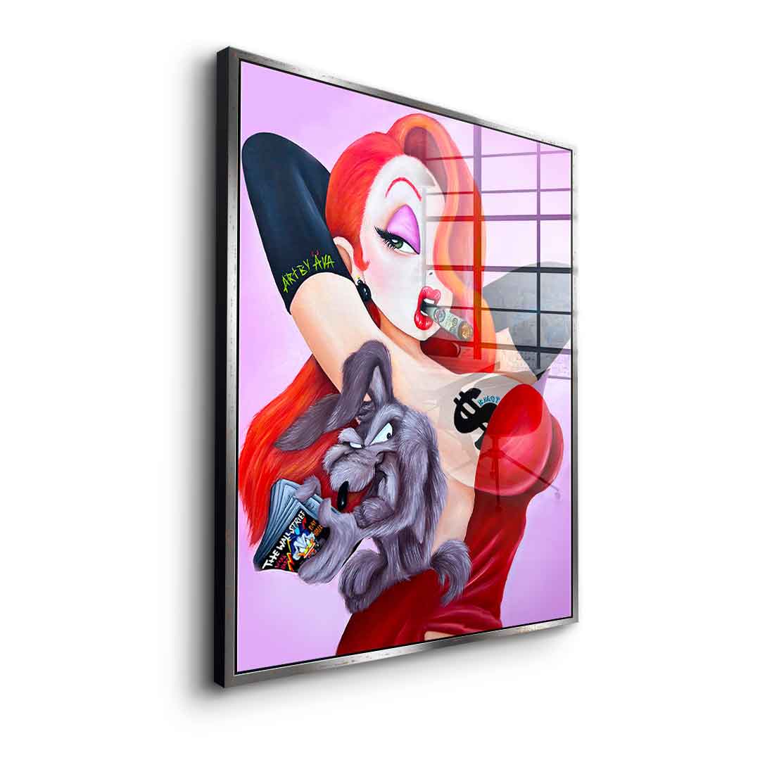 Posing Jessica Rabbit - acrylic glass