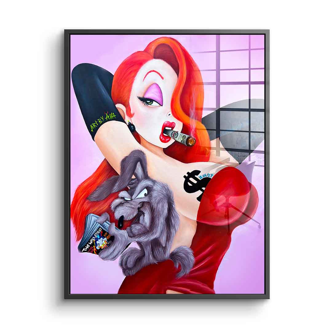 Posing Jessica Rabbit - acrylic glass