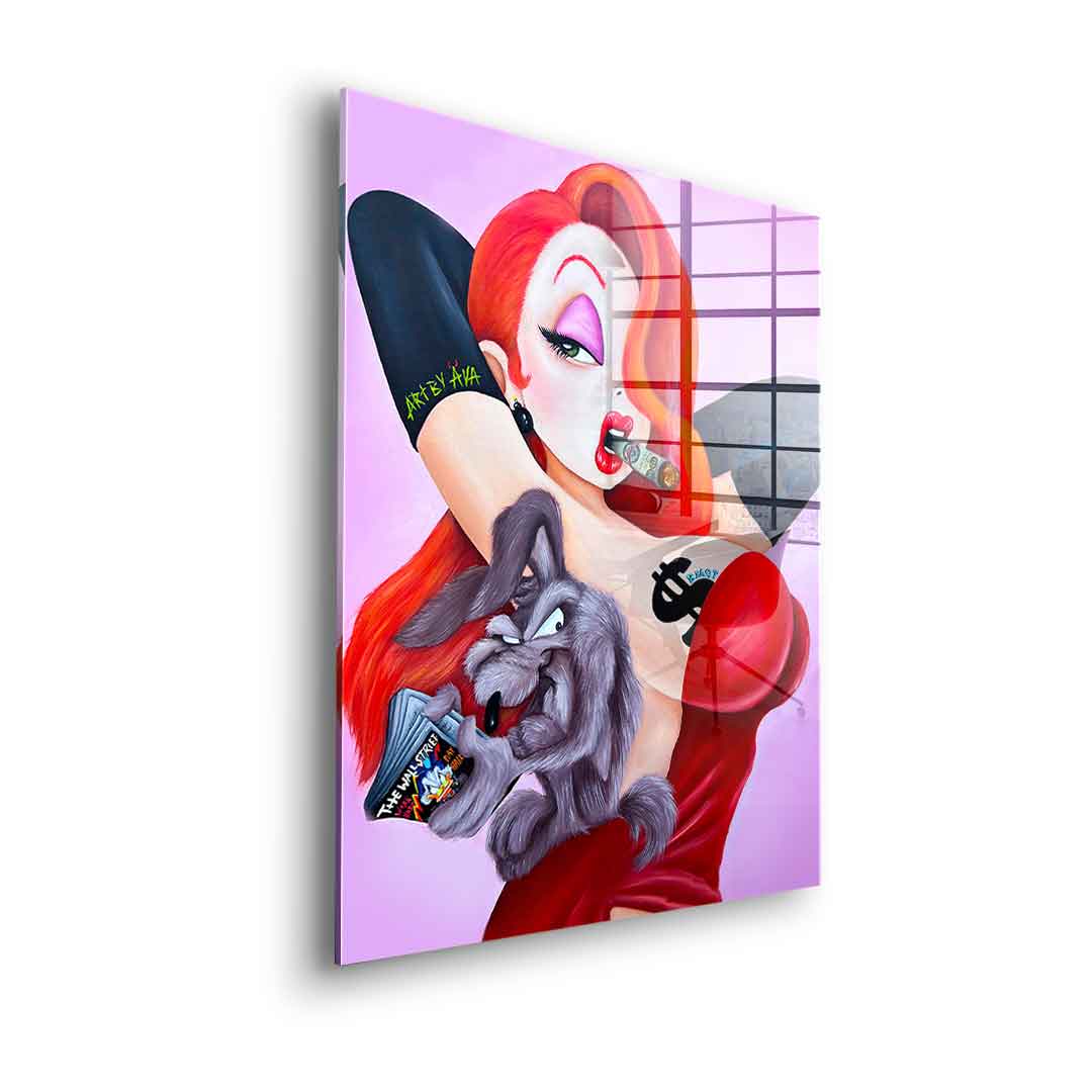 Posing Jessica Rabbit - acrylic glass