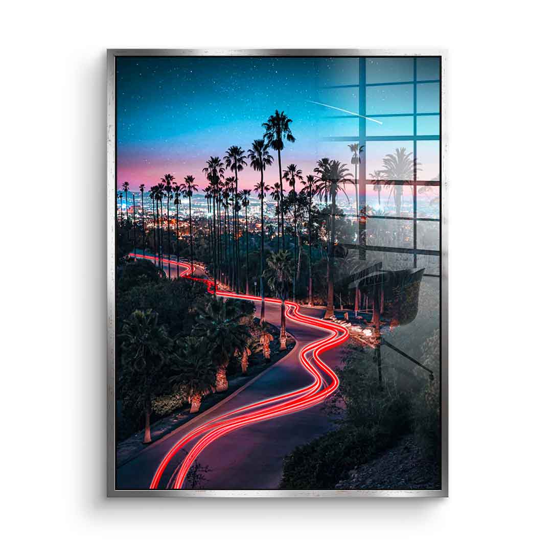 Hollywood Street - acrylic glass