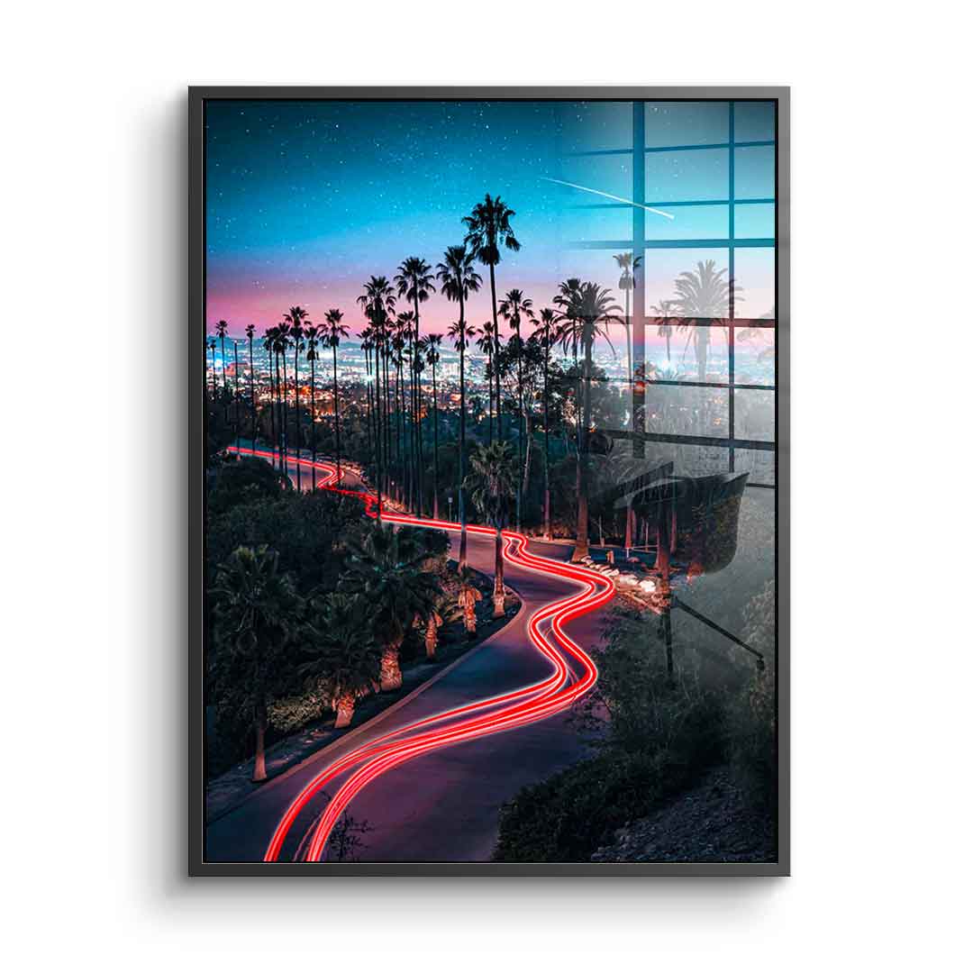 Hollywood Street - acrylic glass