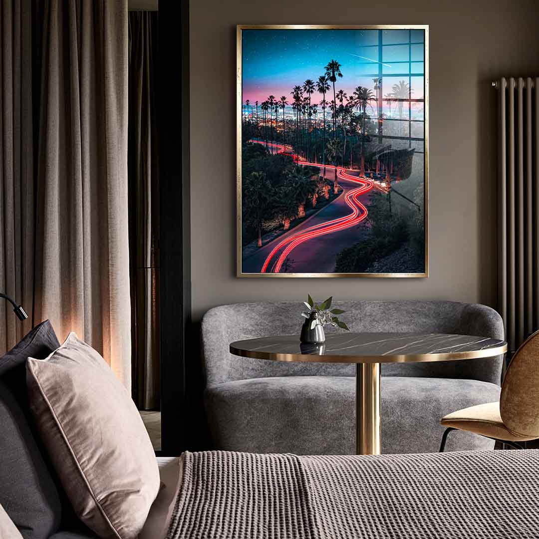 Hollywood Street - acrylic glass