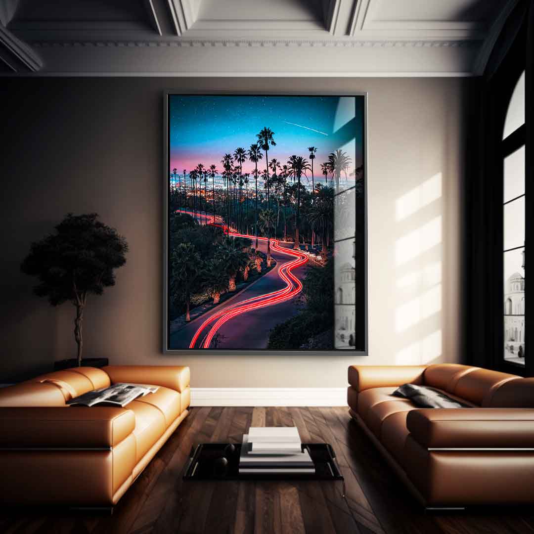 Hollywood Street - acrylic glass