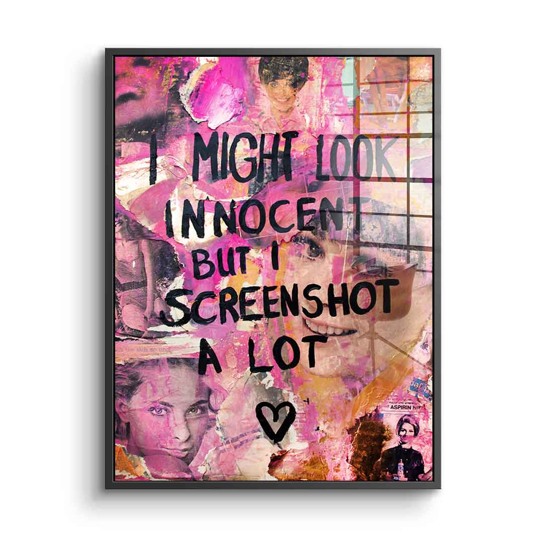 Innocent but screenshot a lot - acrylic glass