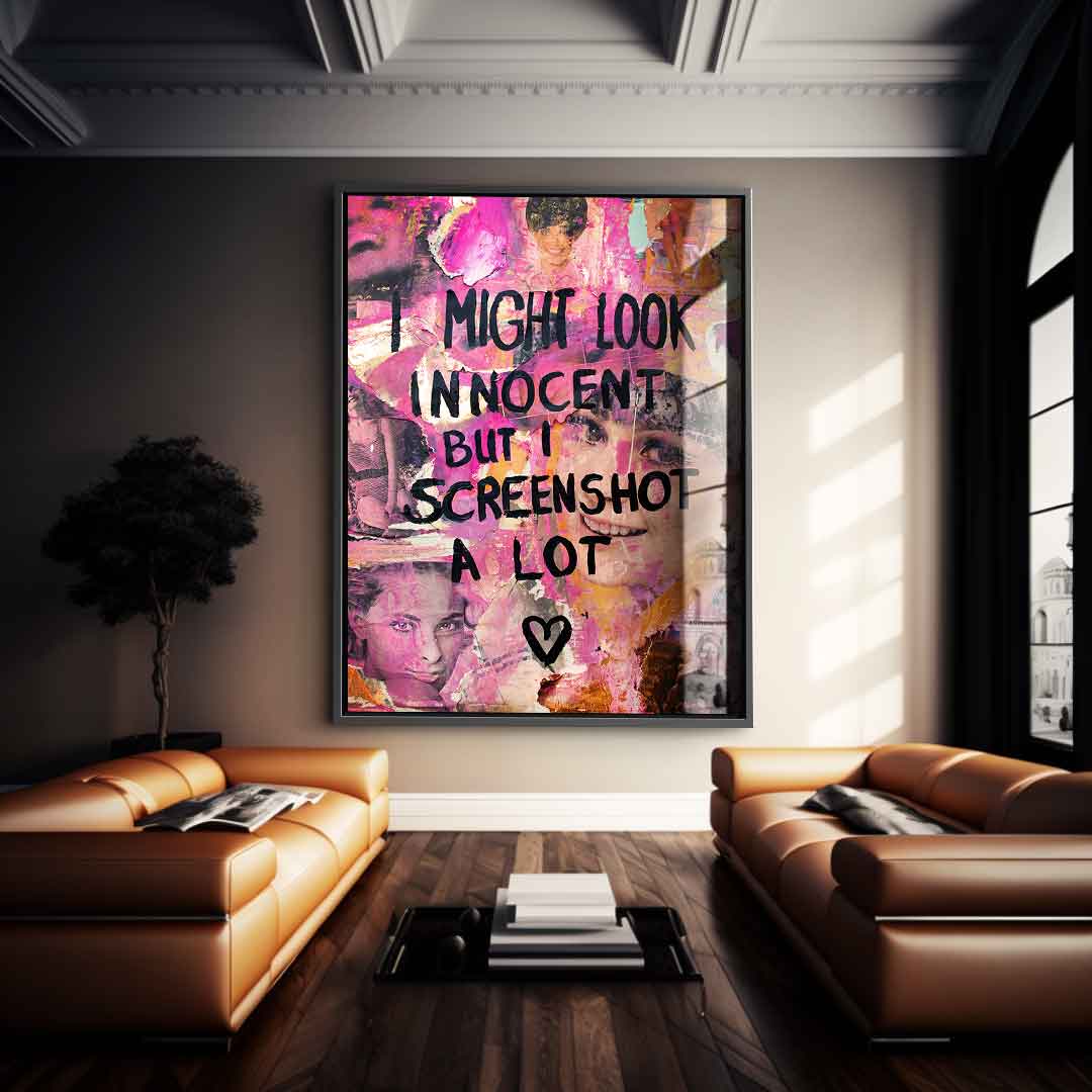 Innocent but screenshot a lot - acrylic glass