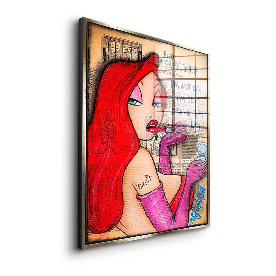 Jessica Rabbit's Make Up - acrylic glass