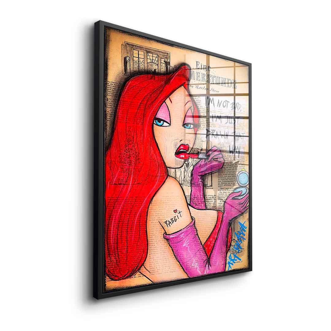 Jessica Rabbit's Make Up - acrylic glass