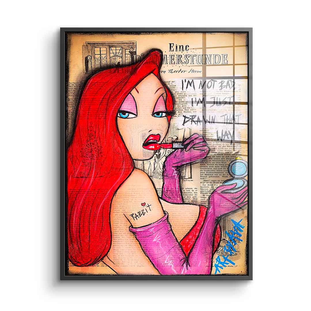 Jessica Rabbit's Make Up - acrylic glass