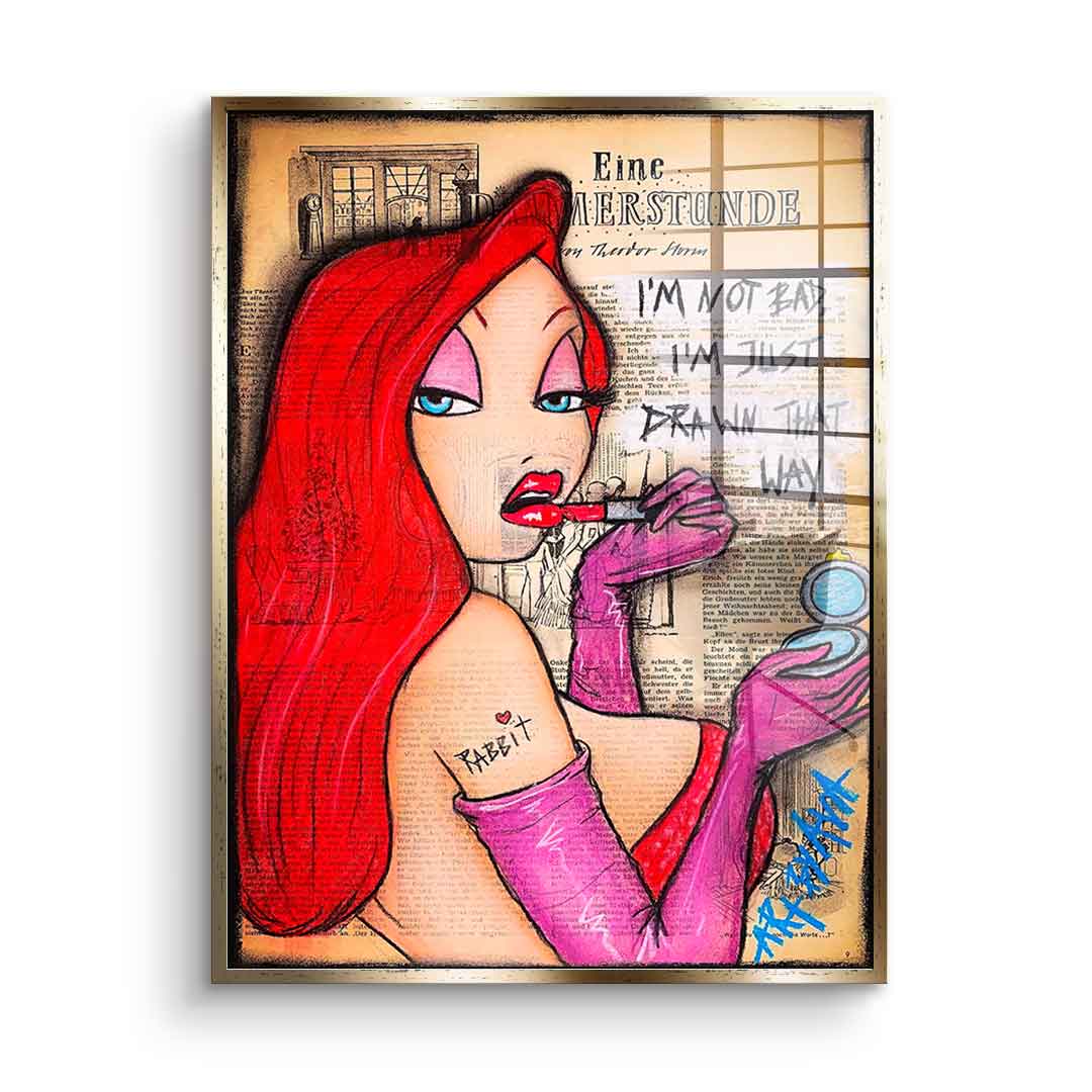 Jessica Rabbit's Make Up - acrylic glass