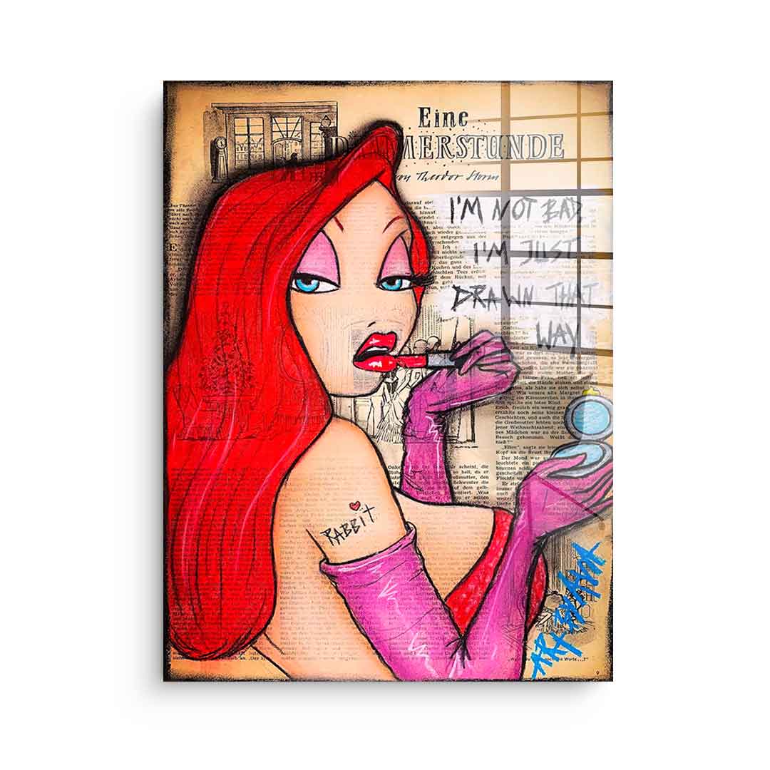 Jessica Rabbit's Make Up - acrylic glass