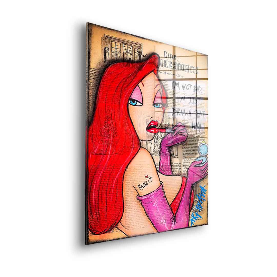 Jessica Rabbit's Make Up - acrylic glass