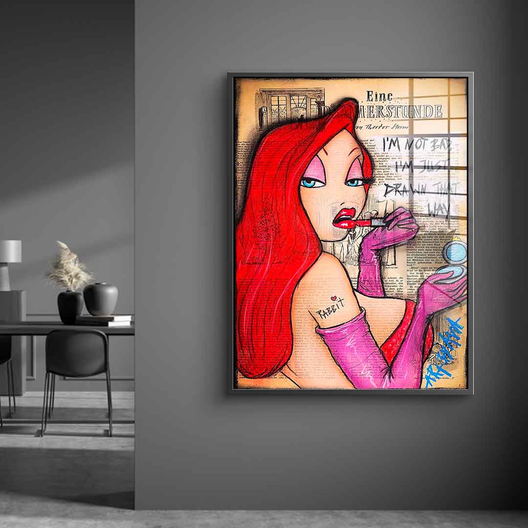 Jessica Rabbit's Make Up - acrylic glass