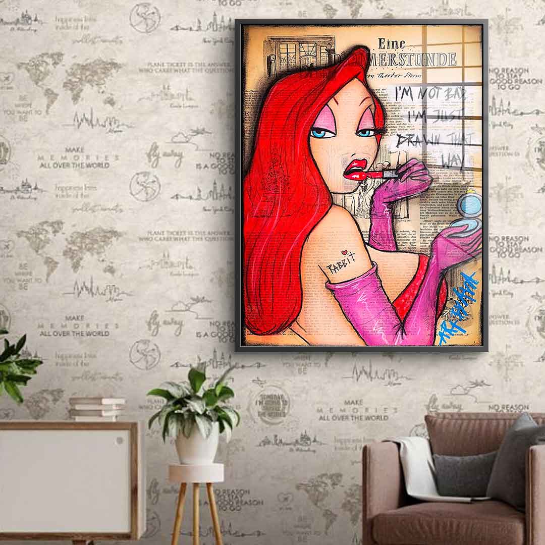 Jessica Rabbit's Make Up - acrylic glass