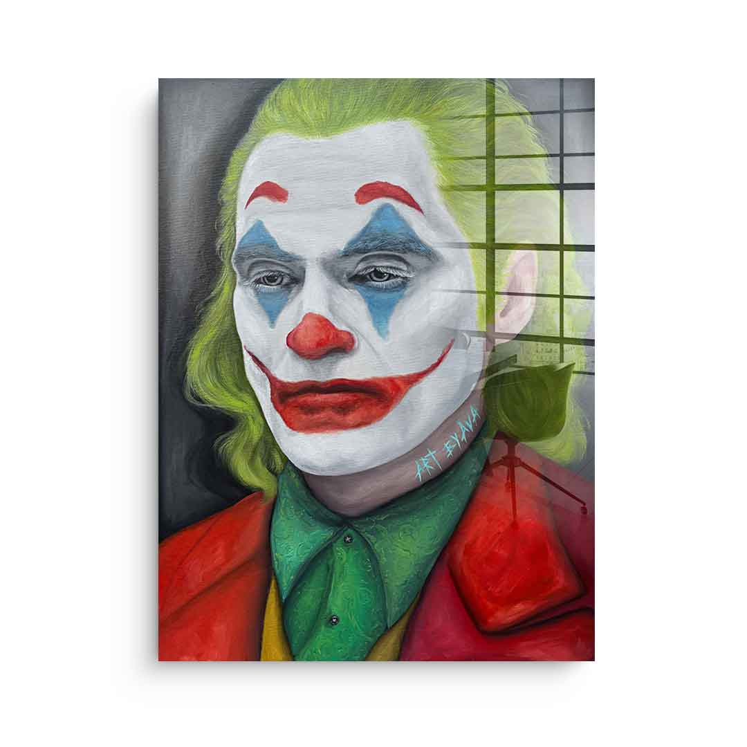 Joker portrait - acrylic glass