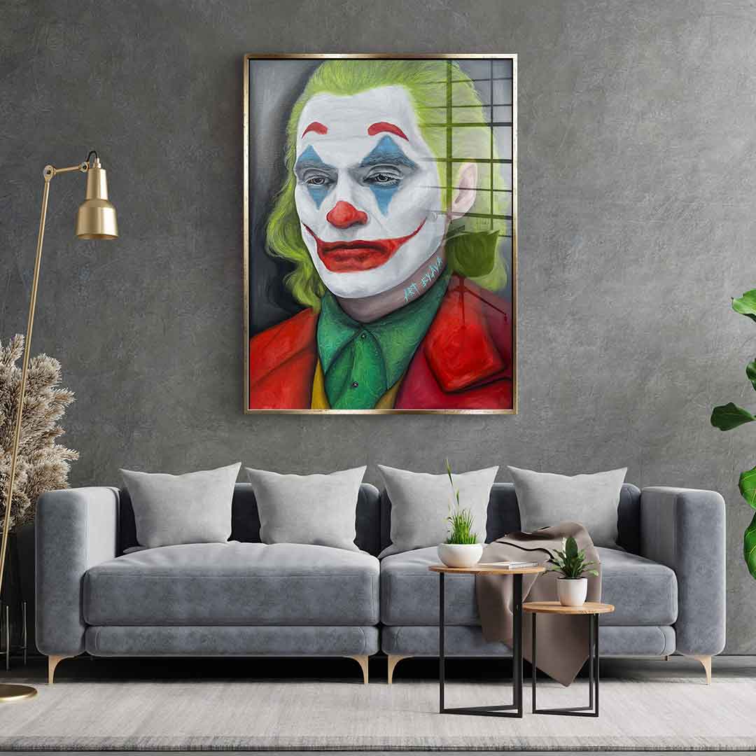 Joker portrait - acrylic glass