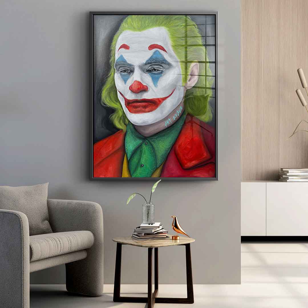 Joker portrait - acrylic glass