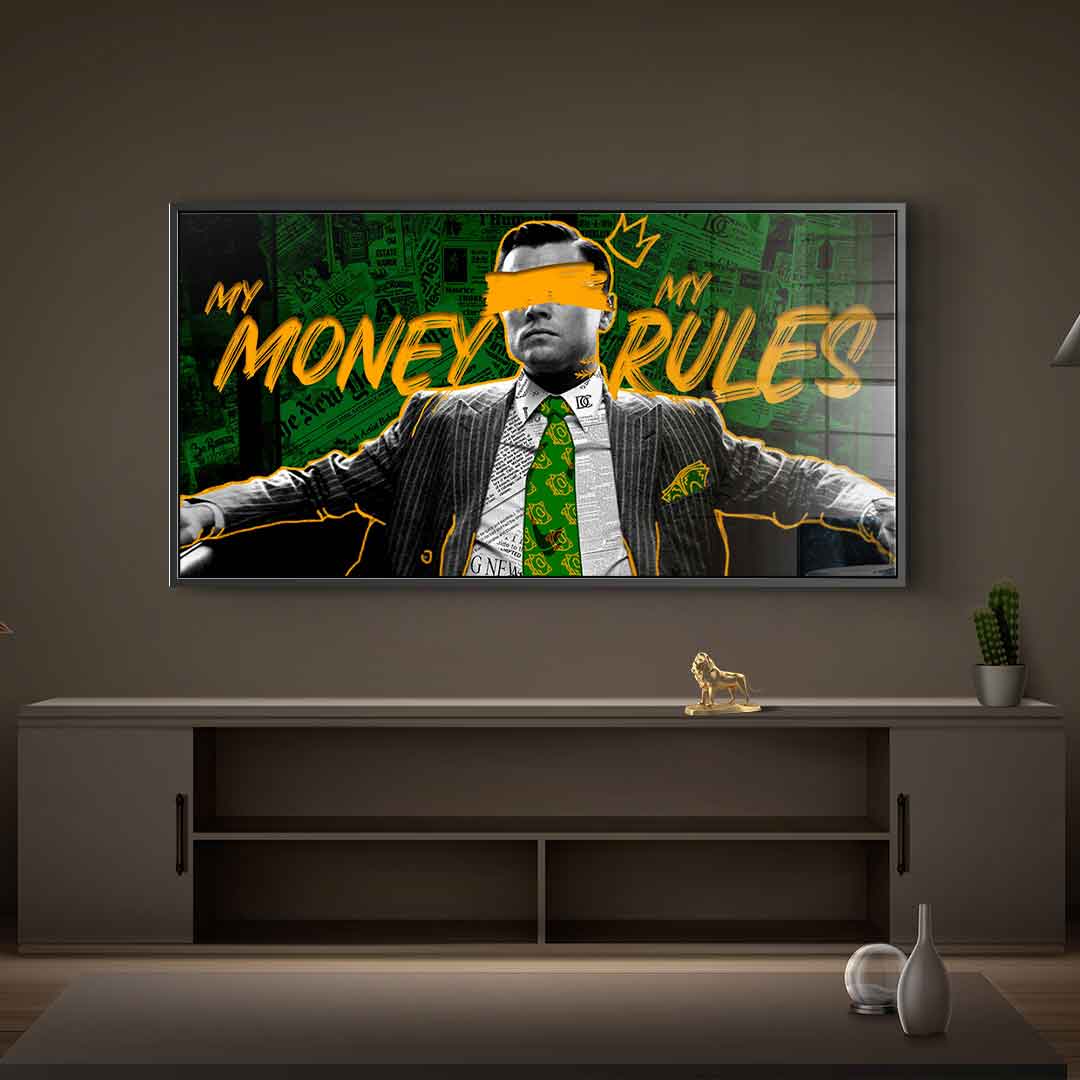 My Money My Rules - acrylic glass