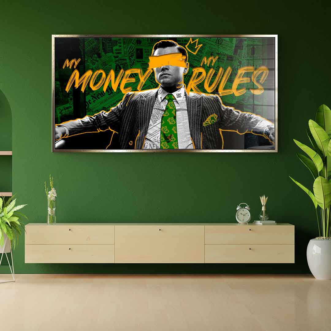 My Money My Rules - acrylic glass