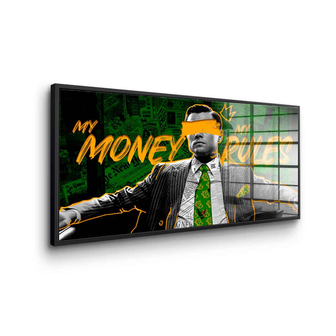 My Money My Rules - acrylic glass