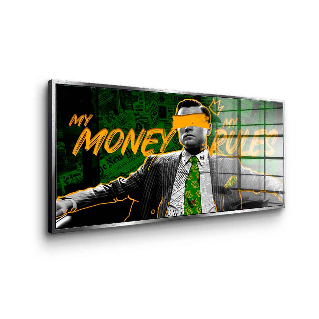 My Money My Rules - acrylic glass